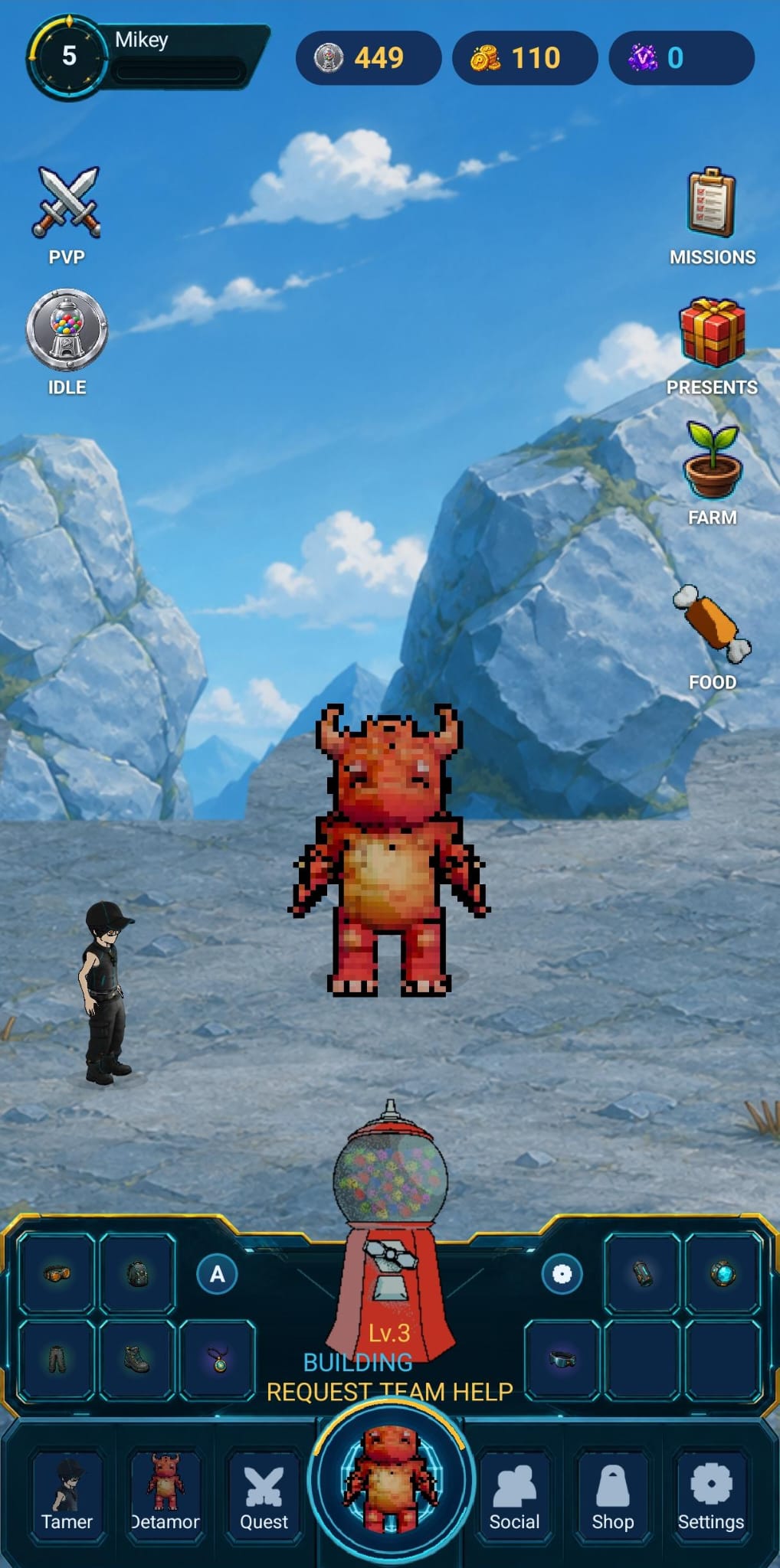 Deta Monsters gameplay screenshot 1